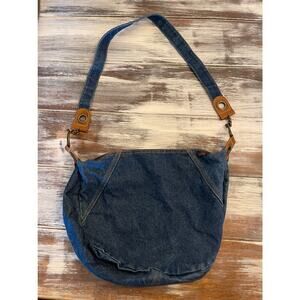 Vintage Shane Blue Jean Denim Hobo Purse